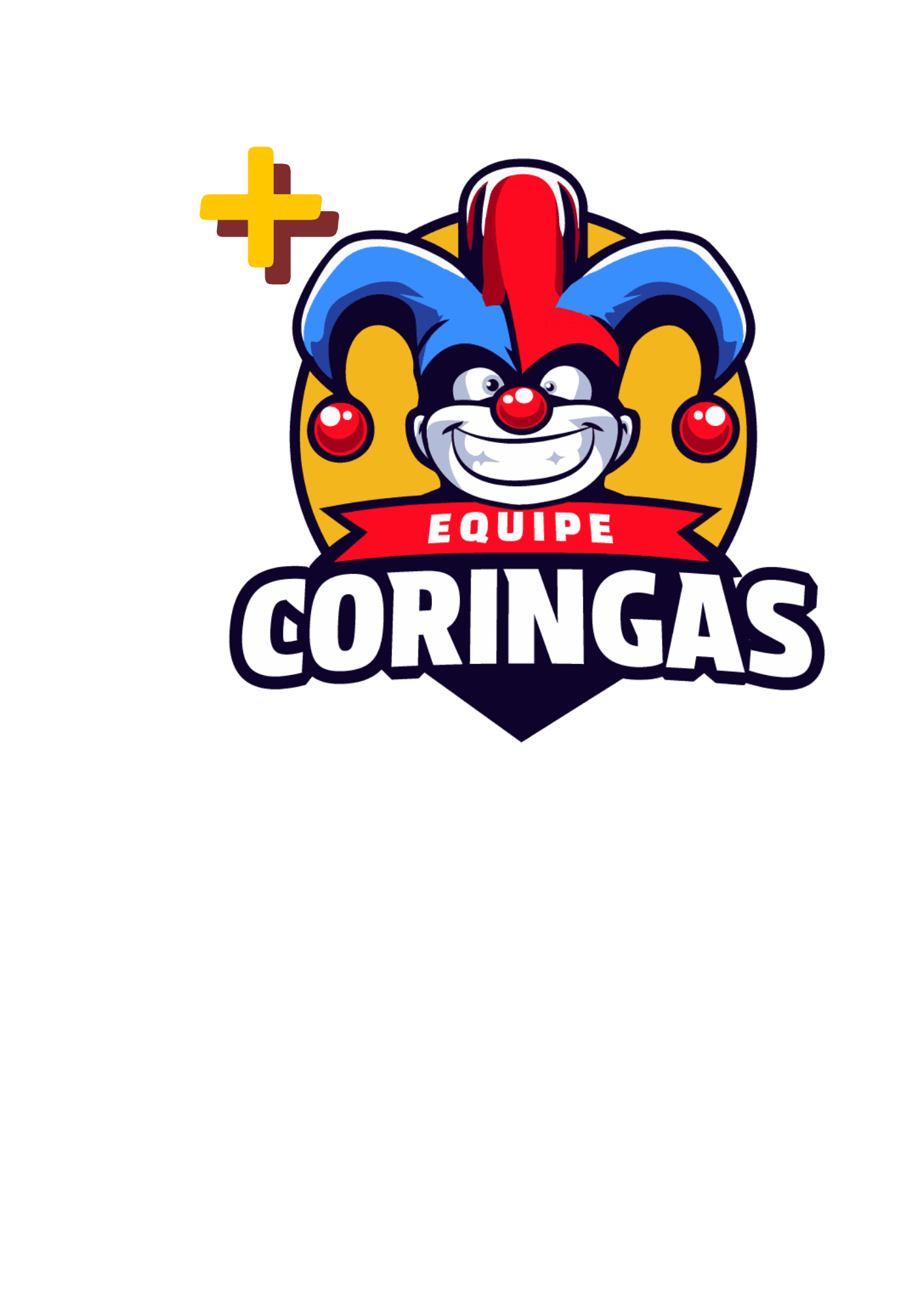 Logo Equipe Coringas — parceria